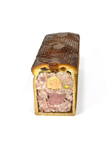 Pâté en croûte Canard, foie gras, pistache